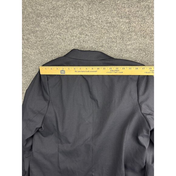 Lands End Blazer Womens 16 Navy Blue Classic Clothing Lined Button Career Work - Picture 8 of 8